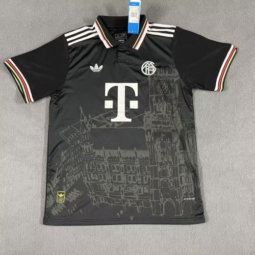 Fan Version 2025-2026 Bayern Munich Black Special Edition Soccer Jersey Bayern Munchen Football Shirt