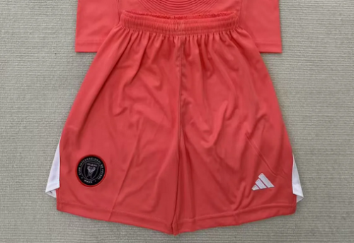 Fan Version Inter Miami 2025-2026 Red Goalkeeper Soccer Shorts Football Shorts