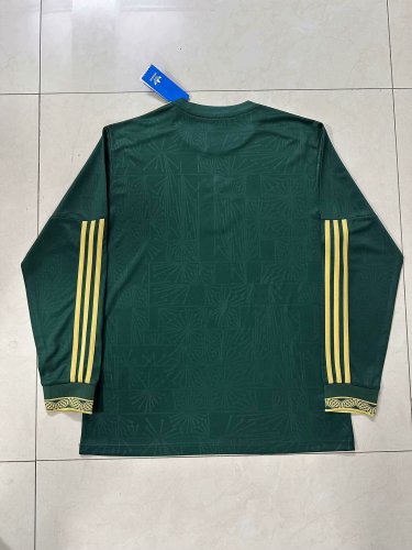 Long Sleeve 2025 Mexico Green Special Edition Soccer Jersey Adulto Camiseta de Futbol