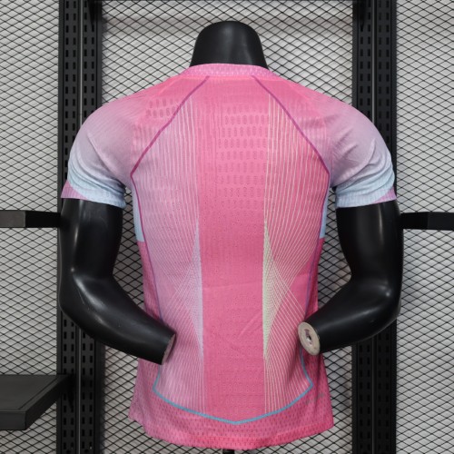 Barca Camisetas de Futbol Player Version 2025-2026 Barcelona Pink Special Edition Soccer Jersey