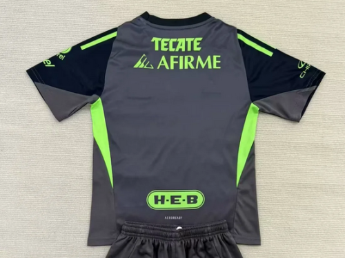 Fan Version 2025-2026 Tigres UANL Black Goalkeeper Soccer Jersey Football Top