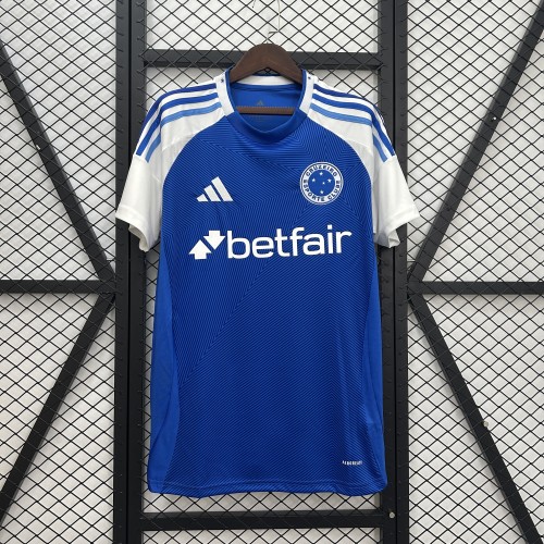 Fan Version 2025-2026 Cruzeiro Home Football Shirt Soccer Jersey