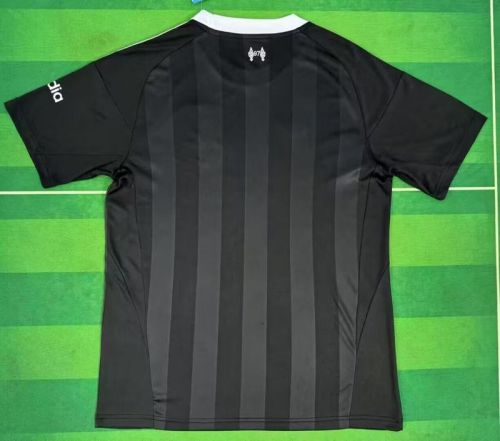 Fan Version 2025-2026 Liverpool Black/White Goalkeeper Soccer Jersey Football Shirt