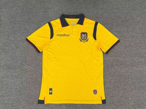 Fans Version 2025 Ecuador Home Soccer Jersey Football Shirt