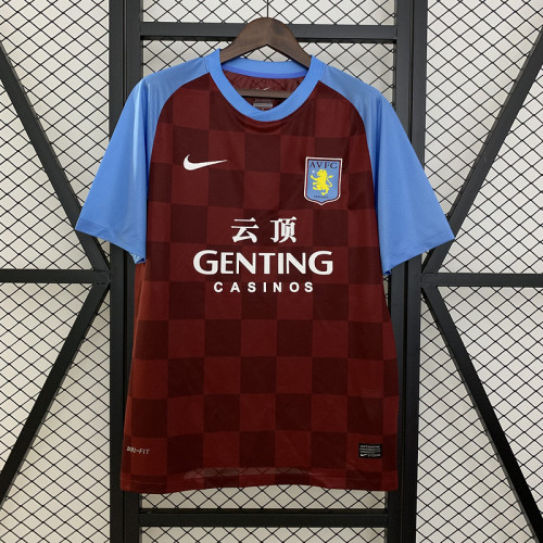 Retro Jersey 2011-2012 Aston Villa Home Soccer Jersey Vintage Football Shirt
