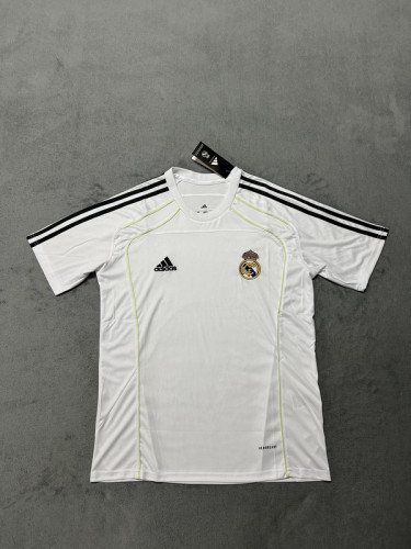 Fans Version 2025-2026 Real Madrid White Soccer Training Jersey Real Football Shirt