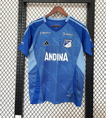 Fans Version 2025-2026 Millonarios Home Soccer Jersey Millionaire Football Shirt