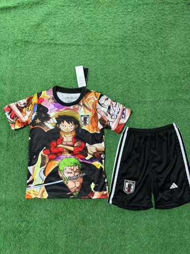 Youth Uniform Kids Kit 2025 Japan COMIC Soccer Jersey Shorts Child Football Set