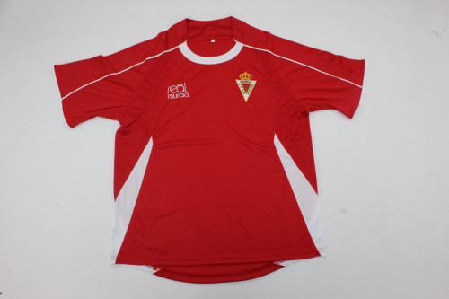 without Sponor Logo Retro Jersey 2007-2008 Real Murcia Home Soccer Jersey Real Football Shirt