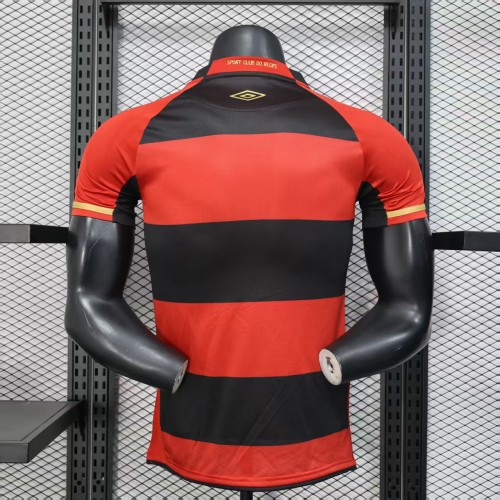 Player Version 2025-2026 Recife Home Soccer Jersey Football Shirt