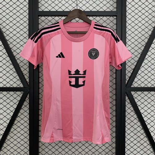 Women 2025-2026 Inter Miami Home Soccer Jersey Girl Football Shirt