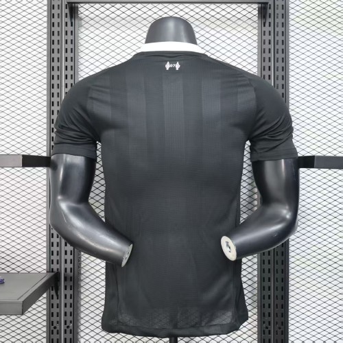 Player Version 2025-2026 Liverpool Black Goalkeeper Soccer Jersey Football Shirt