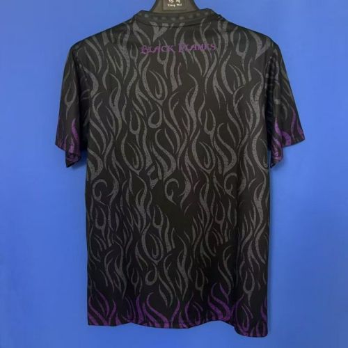 Fan Version 2025 Japan Black Comic Soccer Jersey Football Shirt