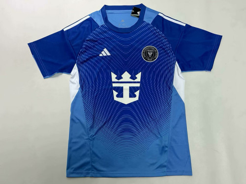Fan Version 2025-2026 Inter Miami Blue Goalkeeper Soccer Jersey Football Shirt