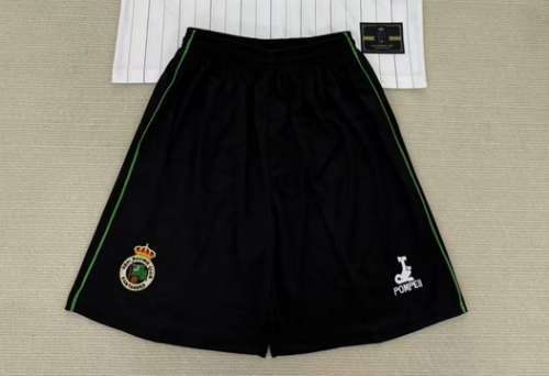 Fan Version 2025-2026 Racing Santander 112th Anniversary Soccer Shorts Football Shorts