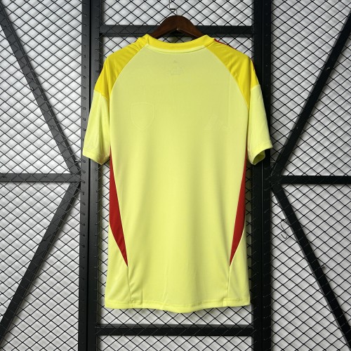 Fan Version Arsenal 2025-2026 Yellow Goalkeeper Soccer Jersey Football Shirt