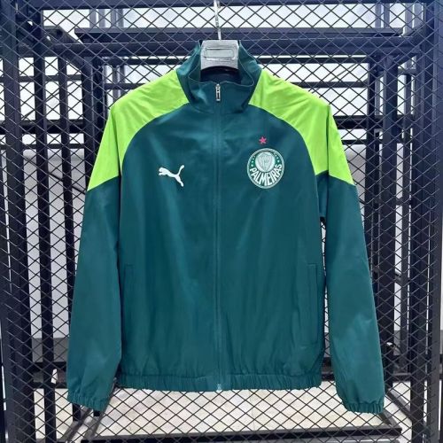 Retro Model 2025-2026 Palmeiras Dark Green Soccer Windbreaker Jacket Football Jacket