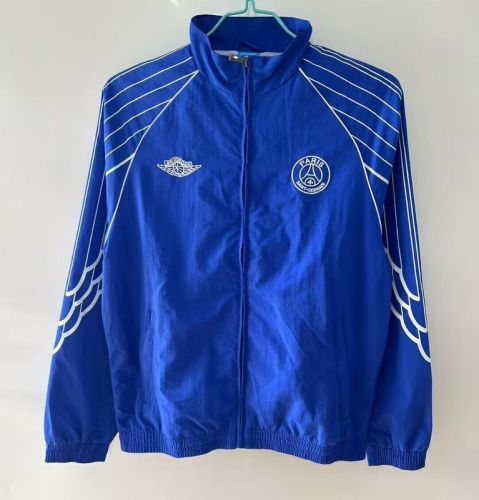 2025-2026 PSG Blue Soccer Windbreaker Jacket Paris Football Jacket