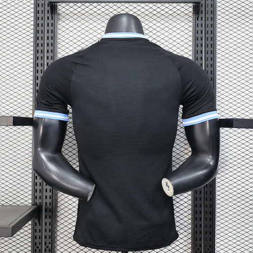 Player Version 2025 Argentina Away Black Soccer Jersey Camisetas de Futbol