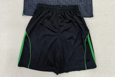 Fan Version 2025-2026 Tigres Third Away Black Soccer Shorts Football Shorts