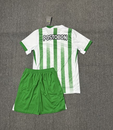 Adult Uniform 2025-2026 Atletico Nacional de Medellin Home Soccer Jersey Shorts Men's Football Kit