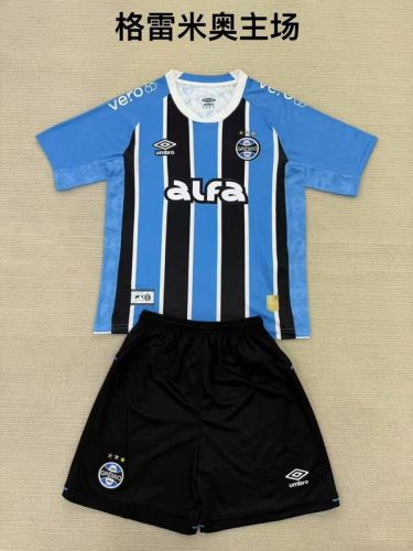 Adult Uniform 2025-2026 Gremio Home Soccer Jersey Shorts Men's Football Kit