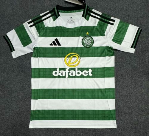 Fan Version 2025-2026 Celtic Home Soccer Jersey Football Shirt