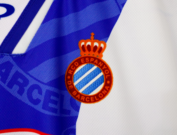 Retro Camisetas de Futbol 1999-2000 Espanyol Home Soccer Jersey Vintage Football Shirt