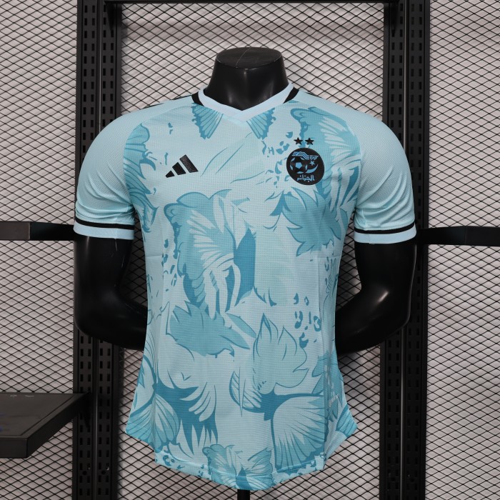 Player Version 2025 Algeria Blue Special Edition Soccer Jersey Football Shirt
