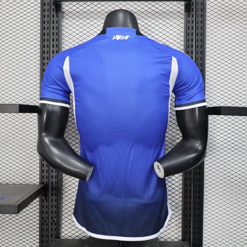 Player Version 2025 Algeria Blue Special Version Soccer Jersey Football Shirt