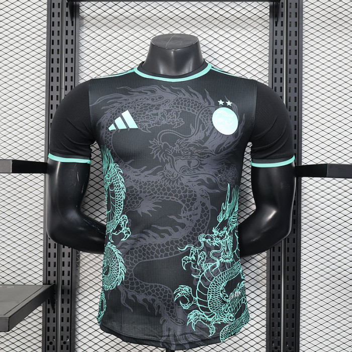 Player Version 2025 Algeria Black/Green Special Version Soccer Jersey Football Shirt