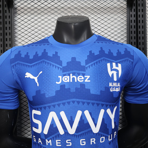 Player Version 2025-2026 Al-Hilal Saudi Home Soccer Jersey ALHILAL Football Shirt