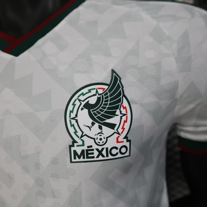 Player Version 2025 Mexico White Special Edition Soccer Jersey Football Shirt