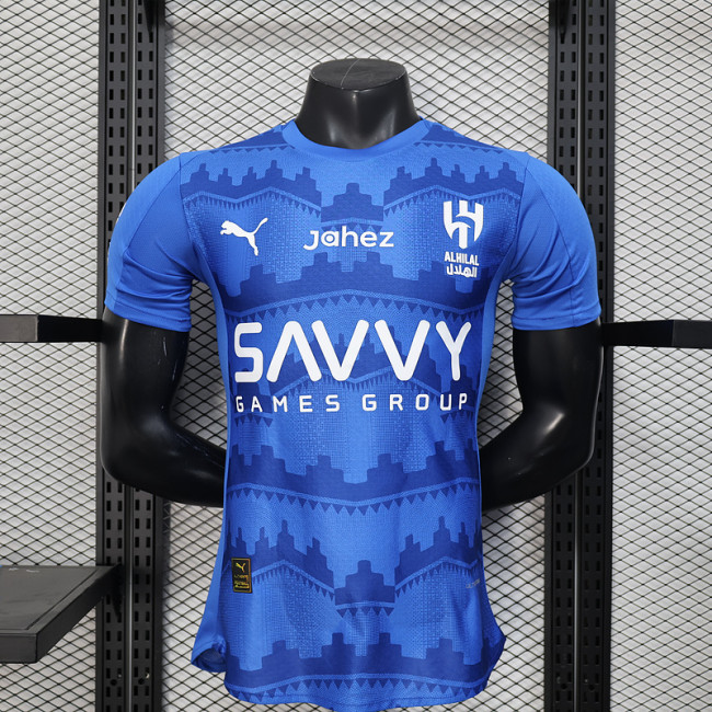 Player Version 2025-2026 Al-Hilal Saudi Home Soccer Jersey ALHILAL Football Shirt