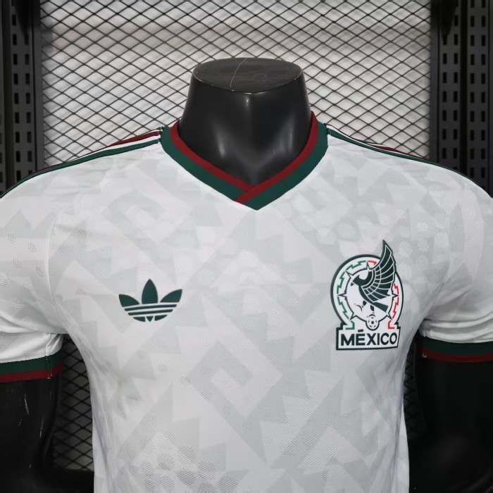 Player Version 2025 Mexico White Special Edition Soccer Jersey Football Shirt