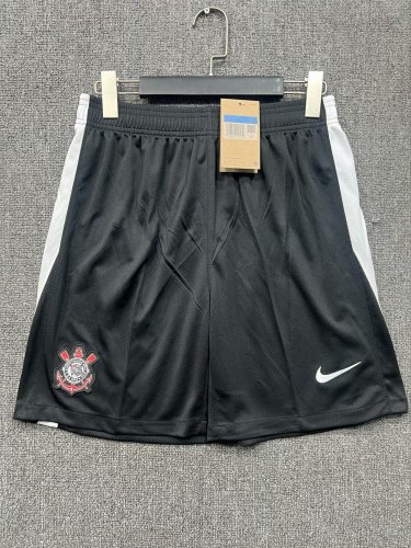 Fan Version 2025-2026 Corinthians Home Soccer Shorts Football Shorts