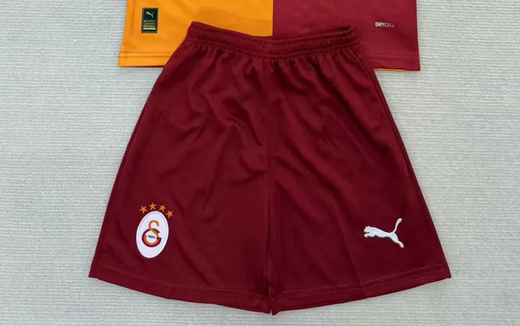 Fan Version 2025-2026 Galatasaray Home Soccer Shorts Football Shorts