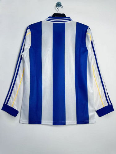 Long Sleeve Retro Jersey 1999-2000 Deportivo La Coruna Home Soccer Jersey Camisetas de Futbol