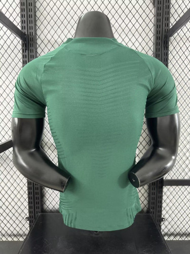 Player Version 2025-2026 Real Madrid Green Soccer Jersey Real Football Shirt