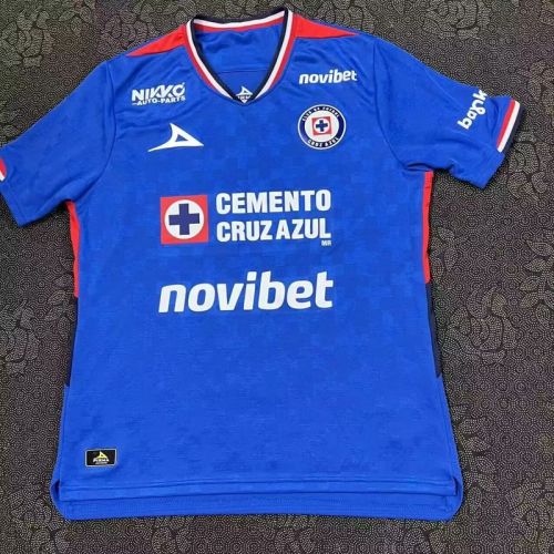 Fan Version 2025-2026 Cruz Azul Home Soccer Jersey Football Shirt