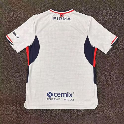 Fans Version 2025-2026 Cruz Azul Away White Soccer Jersey Football Shirt