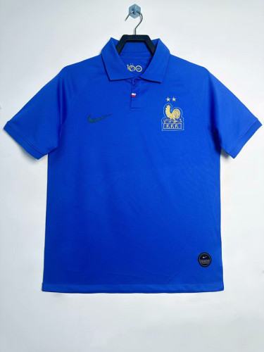 Retro Jersey 2019 France 100th Anniversary Home Soccer Jersey Vintage Football Shirt