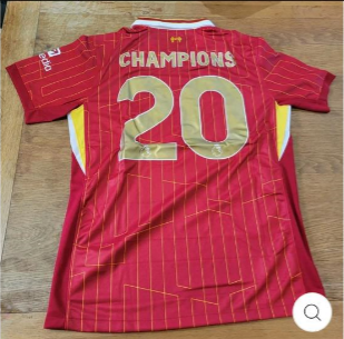with EPL Patch Fans Version 2024-2025 Liverpool CHAMPIONS 20 Home Soccer Jersey