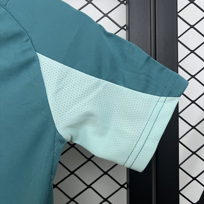 Youth Uniform Kids Kit 2025-2026 Cruzeiro Green Soccer Training Jersey Shorts Child Football Set