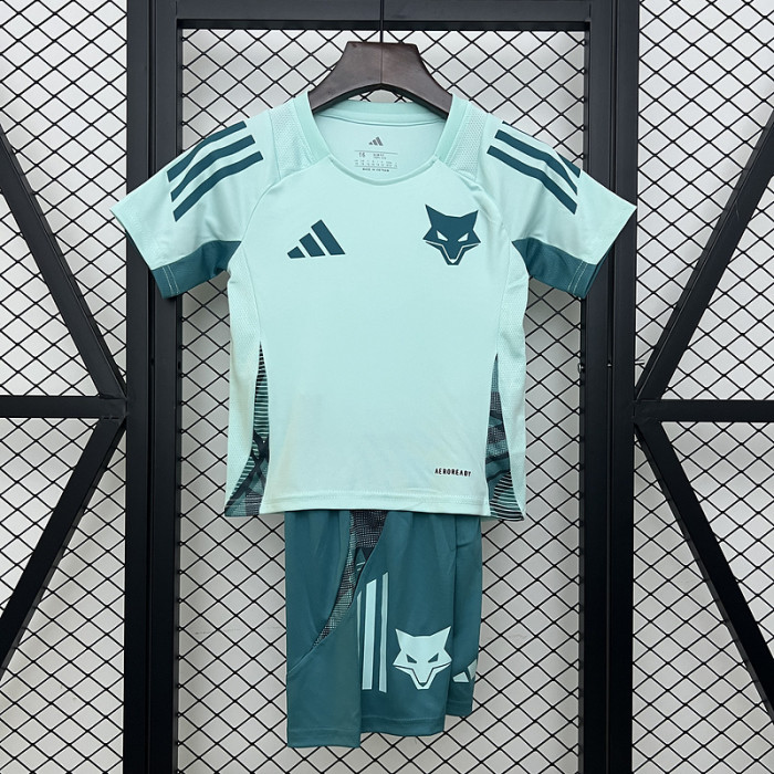 Youth Uniform Kids Kit 2025-2026 Cruzeiro Soccer Training Jersey Shorts Child Football Set