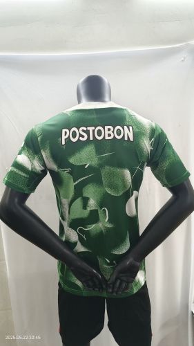 Player Version 2025-2026 Atletico Nacional de Medellin Green Special Edition Soccer Jersey