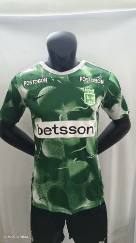 Player Version 2025-2026 Atletico Nacional de Medellin Green Special Edition Soccer Jersey