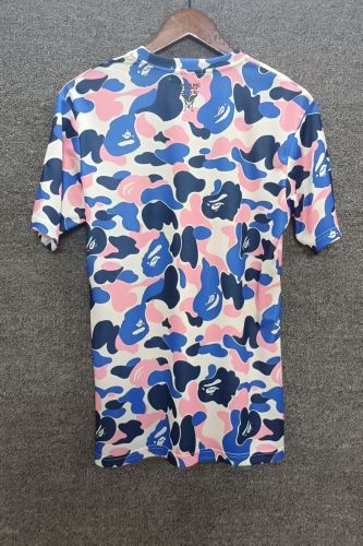 Fan Version 2025-2026 Inter Miami Blue Pink Bape Version Soccer Jersey Football Shirt