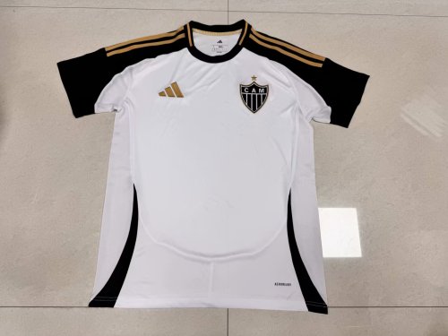 Fan Version 2025-2026 América Mineiro Away White Soccer Jersey Football Shirt