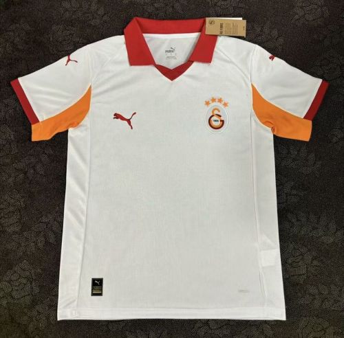 Fan Version 2025-2026 Galatasaray Away White Soccer Jersey Football Shirt